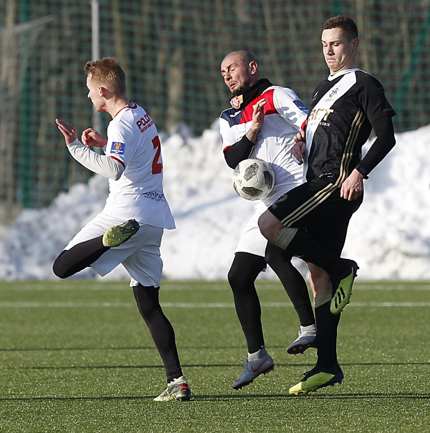 ŁKS Łódź - Polonia Środa Wielkopolska 3:1. Łodzianie wygrali ostatni sparing przed wylotem na zgrupowanie