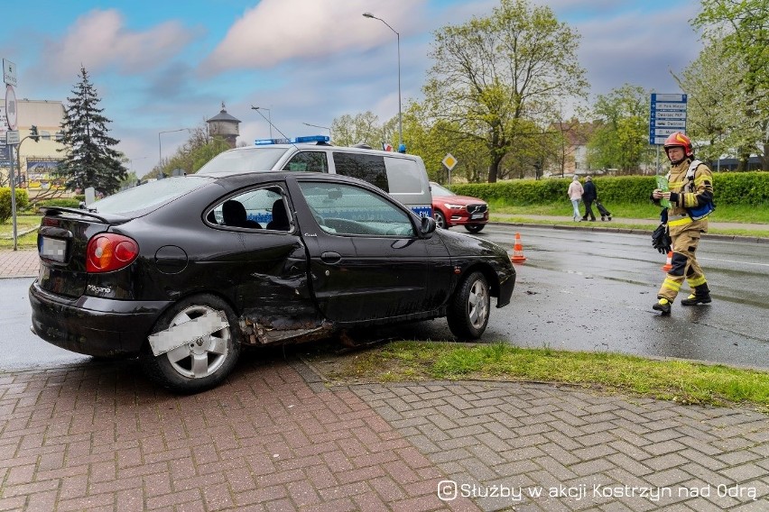 W Kostrzynie nad Odrą zderzyły się dwa auta osobowe