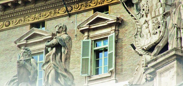 "Papieskie okno", przy Franciszkańskiej 3 w Krakowie