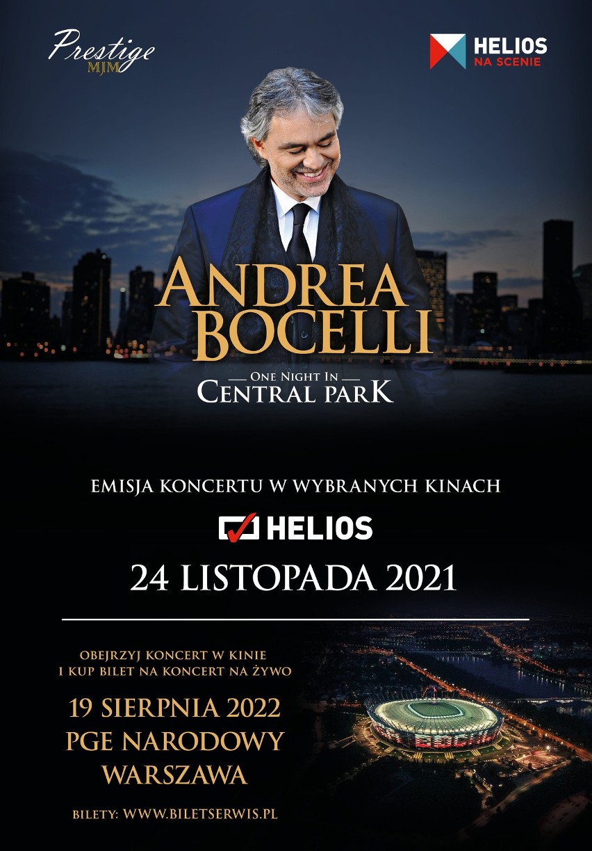 Andrea Bocelli, światowej sławy tenor, ma mnóstwo...