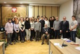Wizyta francuskich studentów w Przytyku, prowadzili prace badawcze o historii swych przodków