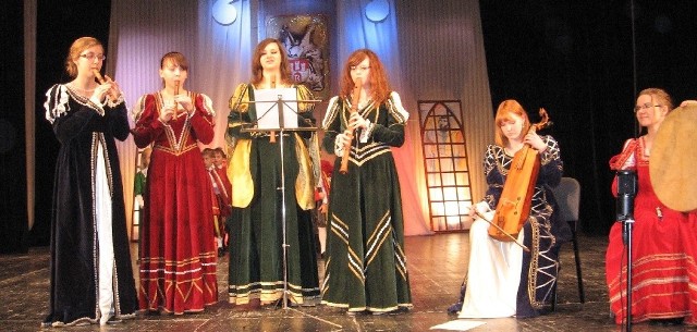 Zespół Aulos z Białegostoku. Jego koncertu można było wysłuchać w piątek w sali koncertowej w Radomiu.