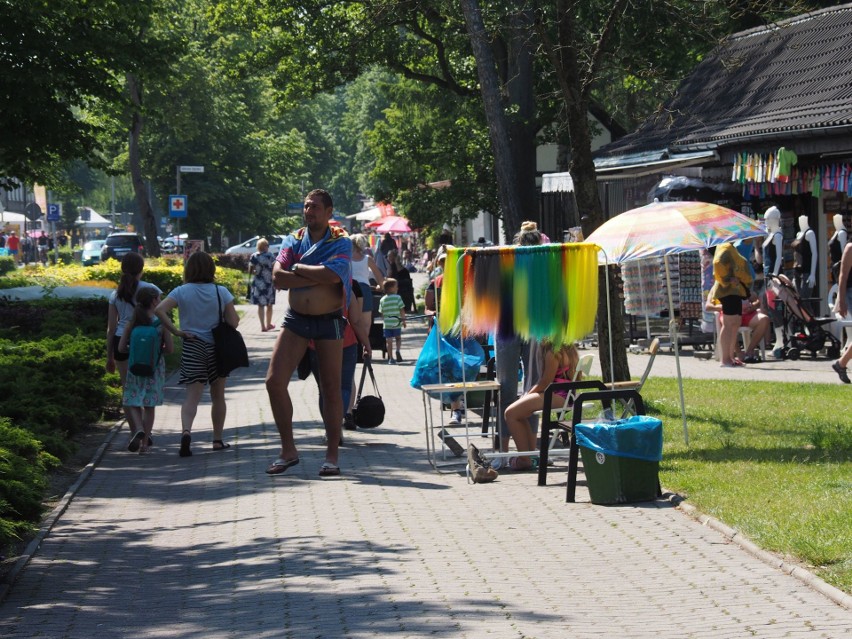 Sobota nad Bałtykiem w Mielnie.