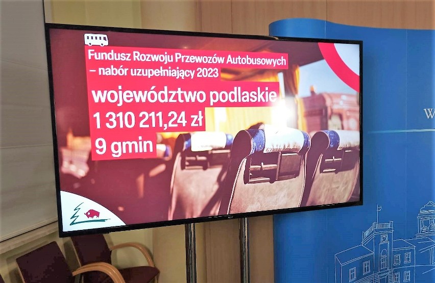 Pieniądze z FRPA. Dodatkowe 1,3 mln zł na przewozy autobusowe w dziewięciu podlaskich gminach