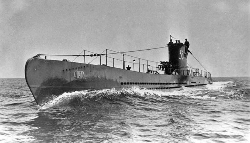 U-Boot U-36, Typ-VII - właśnie takie niemieckie okręty...