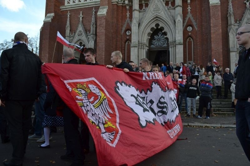 Częstochowa. Marsz Niepodległości środowisk prawicowych