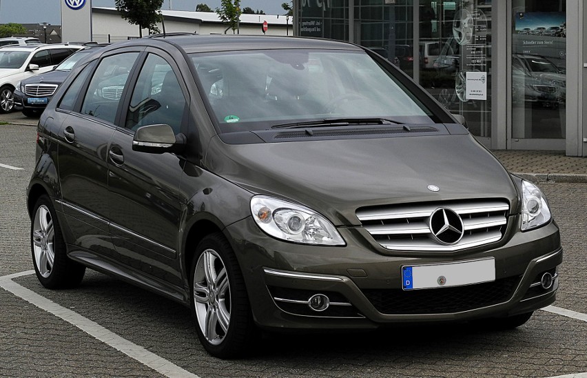 Miejsce 3: Mercedes-Benz klasy B...