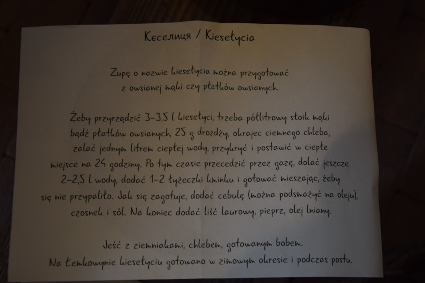 Szymbark. Kuchnia Rzecz Pospolita - niezwykła wystawa w Oficynie Dworskiej przy Kasztelu. Wszystko o jedzeniu u ziemian, mieszczan i chłopów