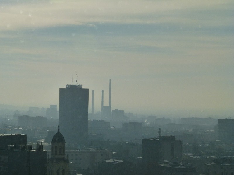 Smog w Łodzi według badań utrzymuje się około sto dni w...