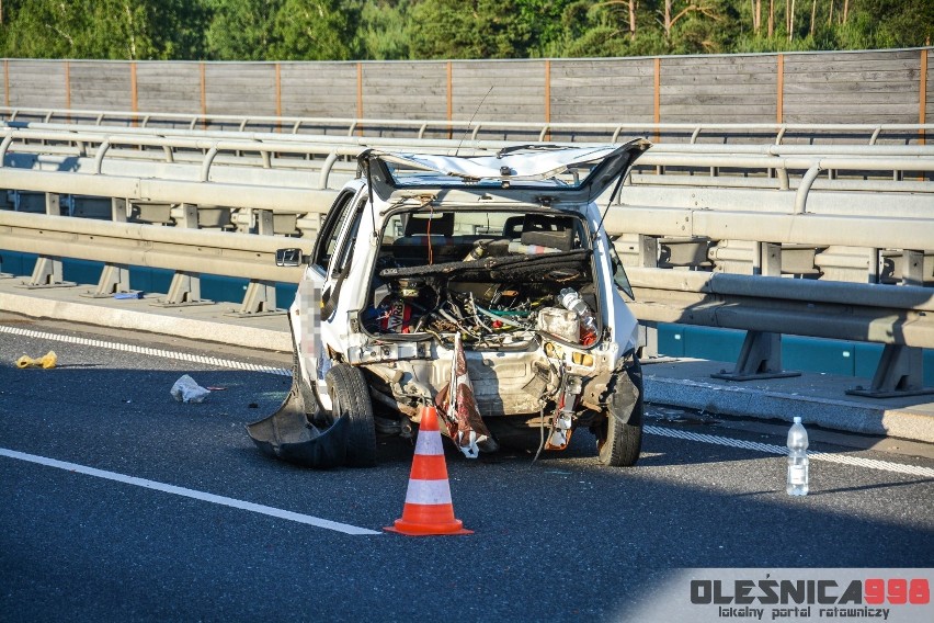 Po wypadku na S8 uciekł do lasu. Bo był pijany [ZDJĘCIA]