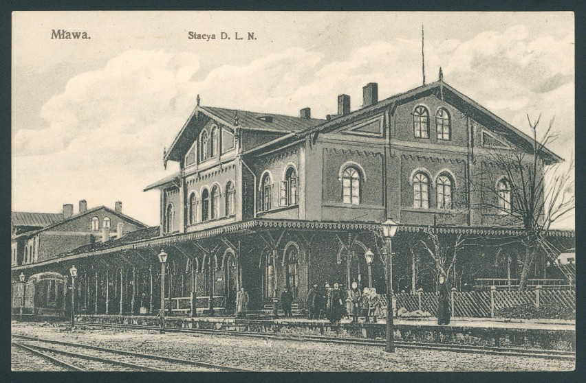 Dworzec kolejowy w Mławie. 120 lat temu stacja zyskała na...