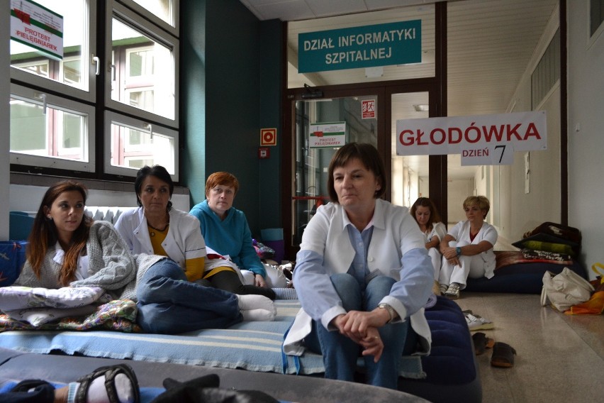 Porozumienia nie widać. To już ósmy dzień protestu w szpitalu w Rybniku