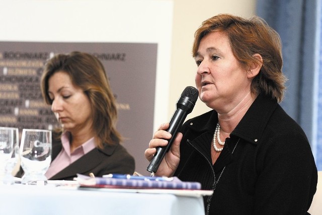 Anna Koraszewska z Lewiatana i prof. Magdalena Środa (z prawej) były gośćmi wczorajszej konferencji Czas na kobiety