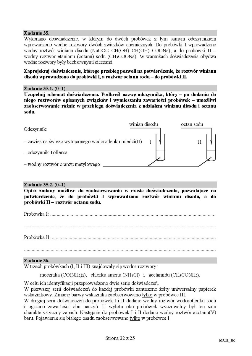 Chemia matura 2017 ARKUSZE CKE