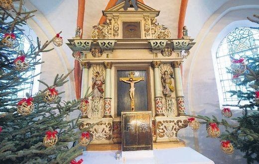 Dziś w miejscu, gdzie przechowywana była hostia, stoi zabytkowy ołtarz z XVII wieku. Za tabernakulum ukryty jest obraz „Ostatnia wieczerza”