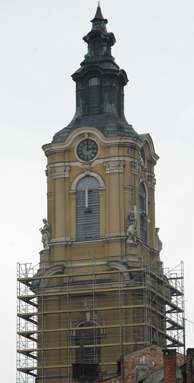Na czas remontu wieża katedralna zostanie otoczona rusztowaniem.