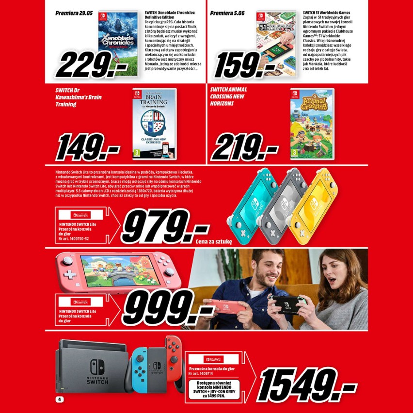Promocje w Media Markt w maju. Media Markt gazetka: komputery, konsole i gry w promocyjnych cenach do końca maja! 27.05.20