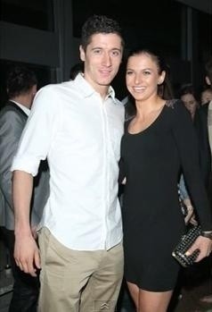 Robert Lewandowski i Anna Stachurska