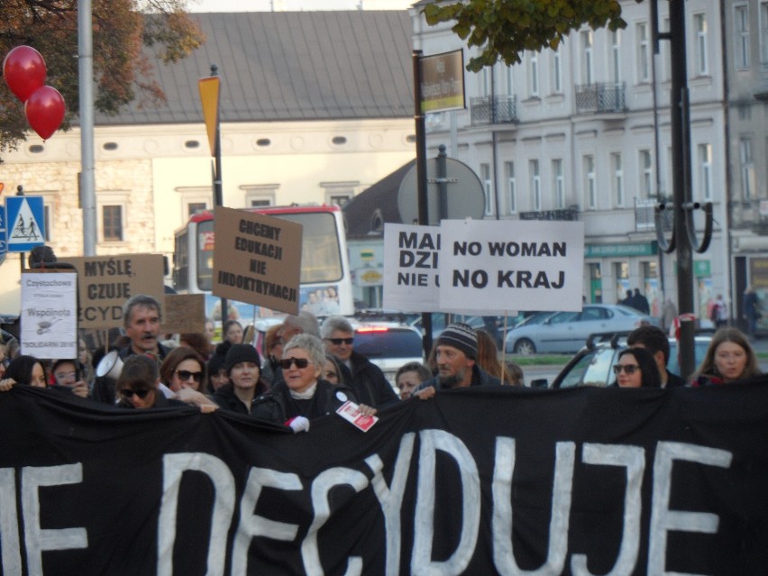 Czarny protest w Częstochowie