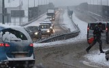 Uwaga kierowcy! Droga ekspresowa S74 zasypana śniegiem! [ZDJĘCIA]
