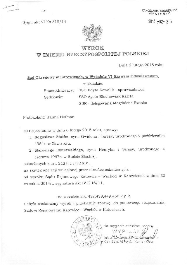 Uzasadnie sądu: Kompania Węglowa vs. związkowcy: Sformułowanie "Węglem rządzi mafia" nikogo nie obraża