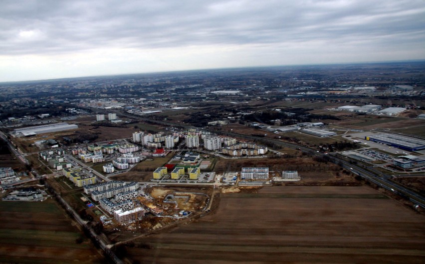 Lublin z lotu ptaka. Przelot AW101 nad miastem (ZDJĘCIA, WIDEO)