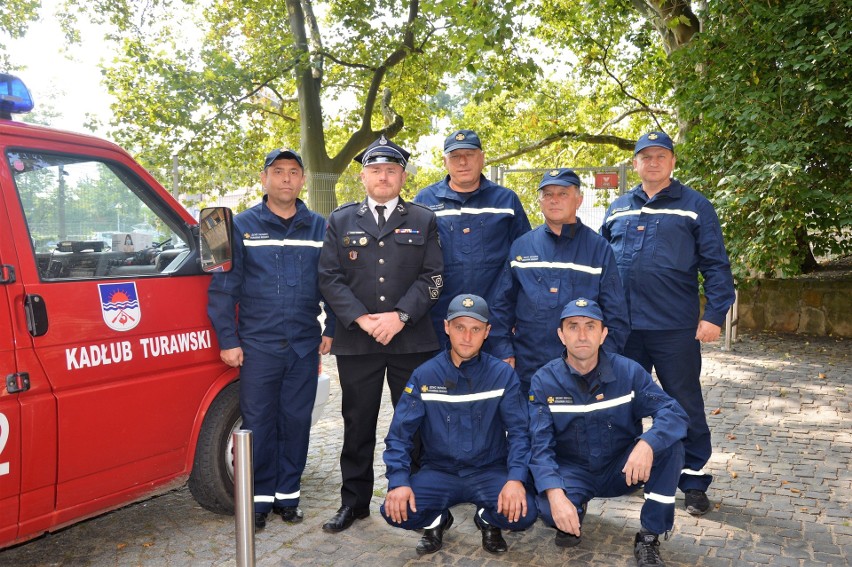 Strażacy z Ukrainy w Opolu