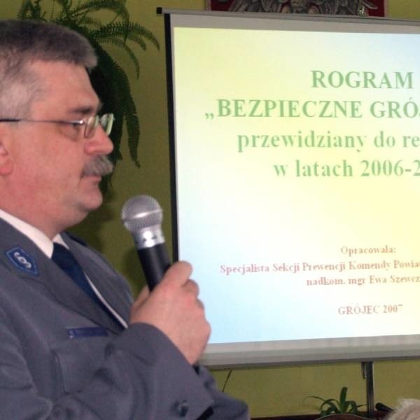 - Na poprawę bezpieczeństwa mamy kilka lat - mówił podinspektor Michał Toporkiewicz, komendant powiatowy policji w Grójcu.