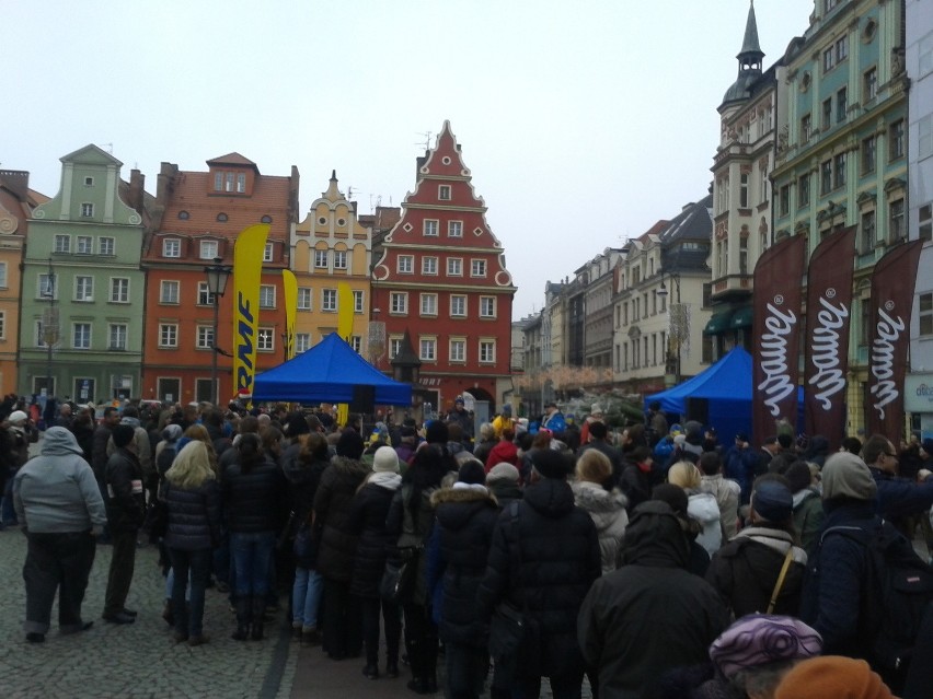 Wrocław, darmowe choinki na placu Solnym