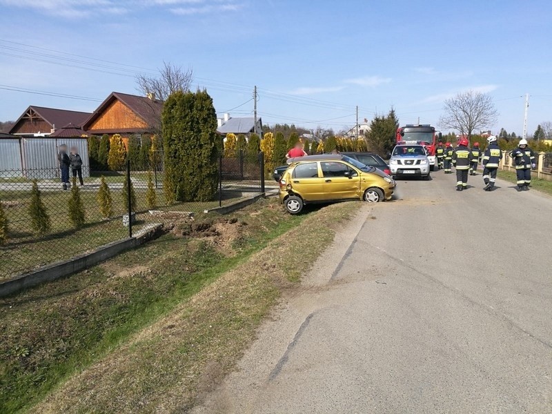 Do zdarzenia doszło na ul. Żegleckiej w Zręcinie k. Krosna....