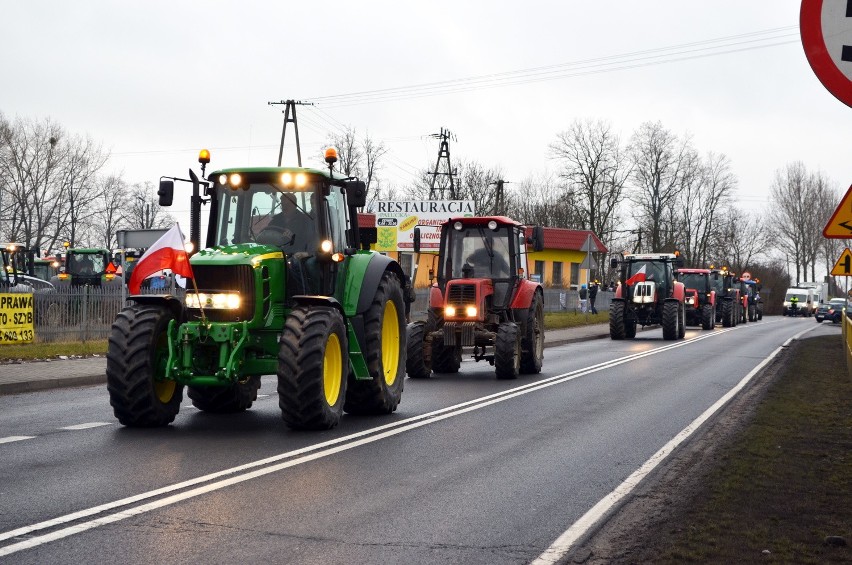 Protest rolników w Żninie cz. 2...