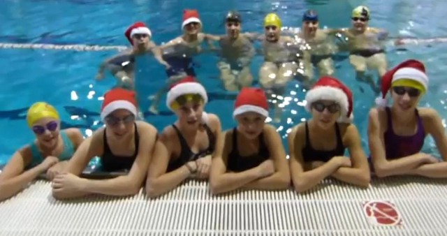 Życzenia świąteczne od pływaków Skalara Słupsk.