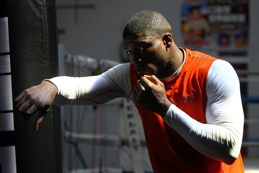 Izu ugonoh, a media and training session for joseph parker...