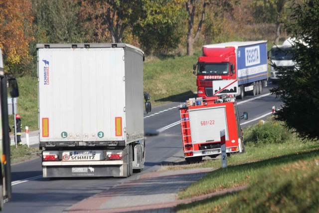 Wypadek motocyklisty DK78 Kromołów