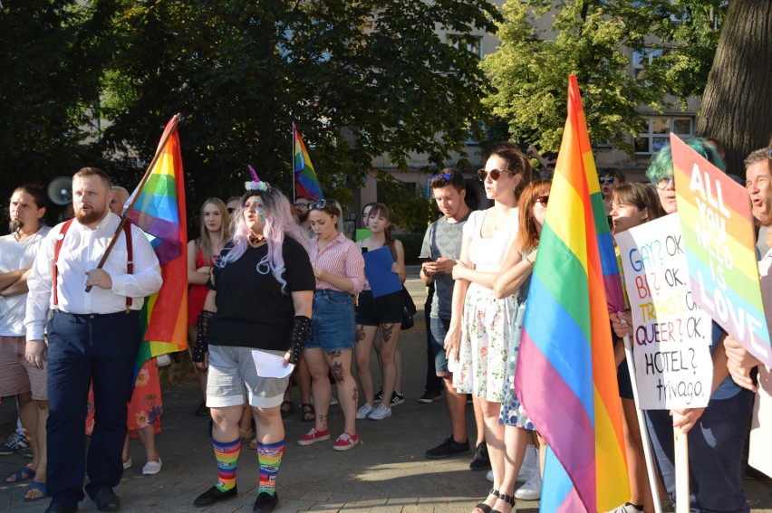 Demonstracja w Opolu po wydarzeniach w Białymstoku...