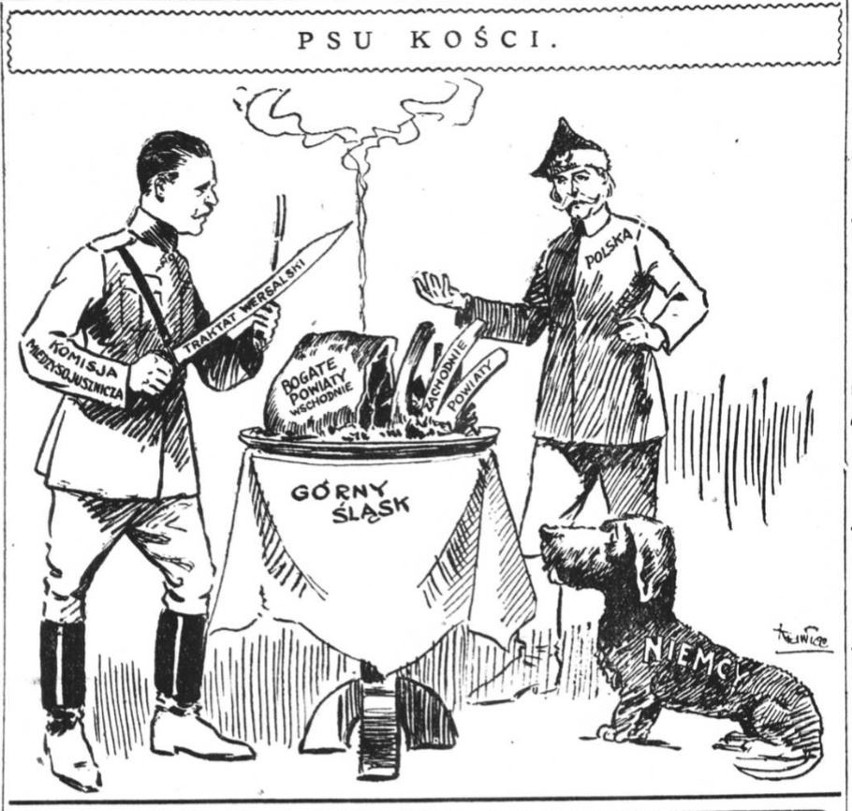 Górny Śląsk w 1921 roku okiem karykaturzysty „Dziennika...