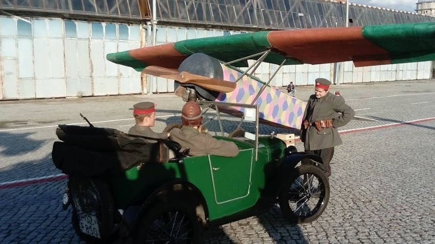 Replika myśliwca Fokker, wykonana przez pasjonatów ze Stacji...