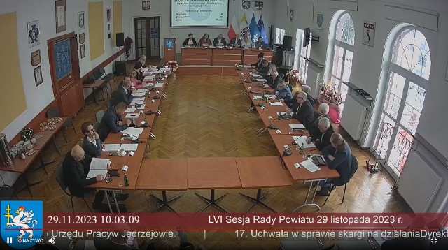 Sesja Rady Powiatu Jędrzejowskiego 29 listopada 2023 roku