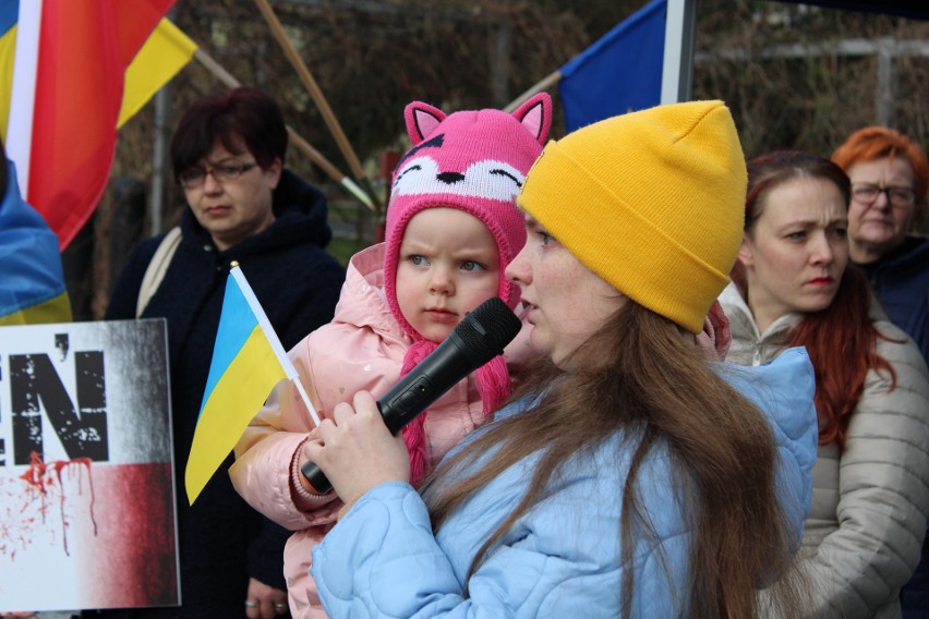 Solidarni z narodem ukraińskim w Chrzanowie. Upamiętnili...