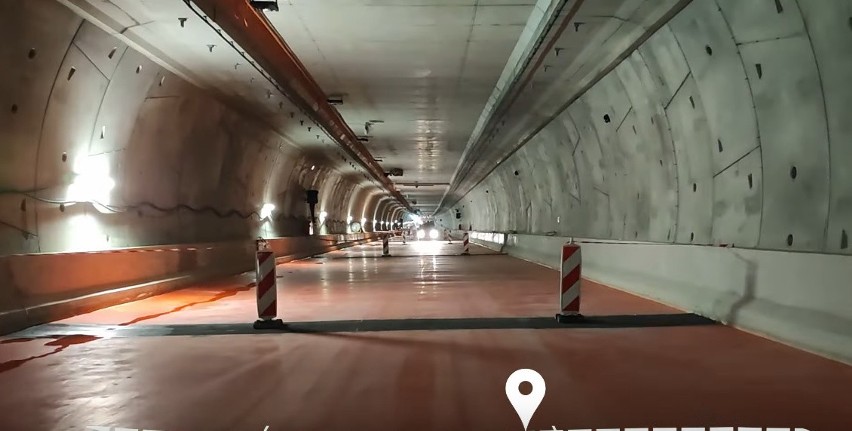 To ostatnie takie zdjęcia z tunelu pod Świną. Za chwilę wszystko będzie wyglądało inaczej