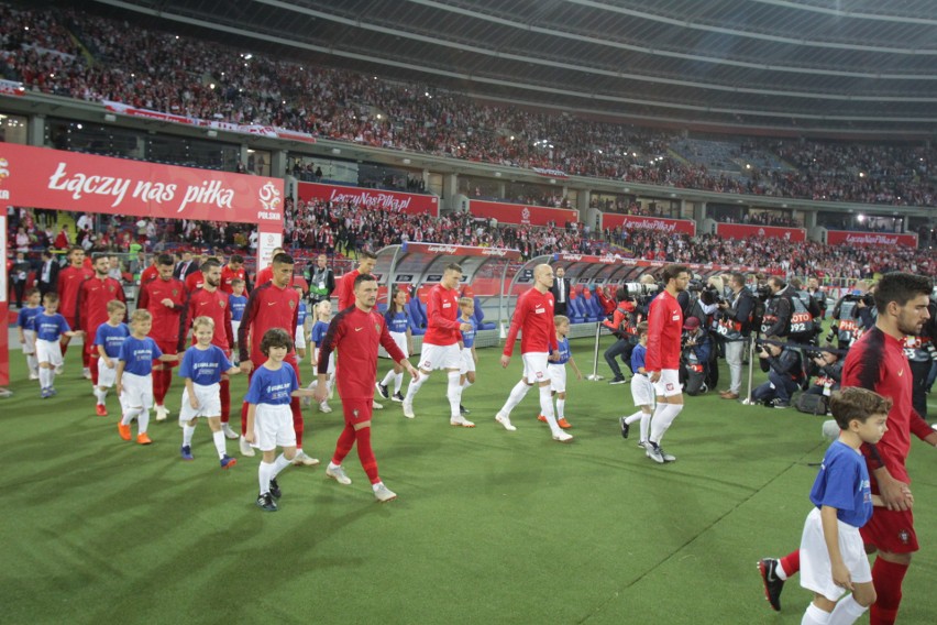 mecz Polska - Portugalia 2:3 na Stadionie Śląskim w...