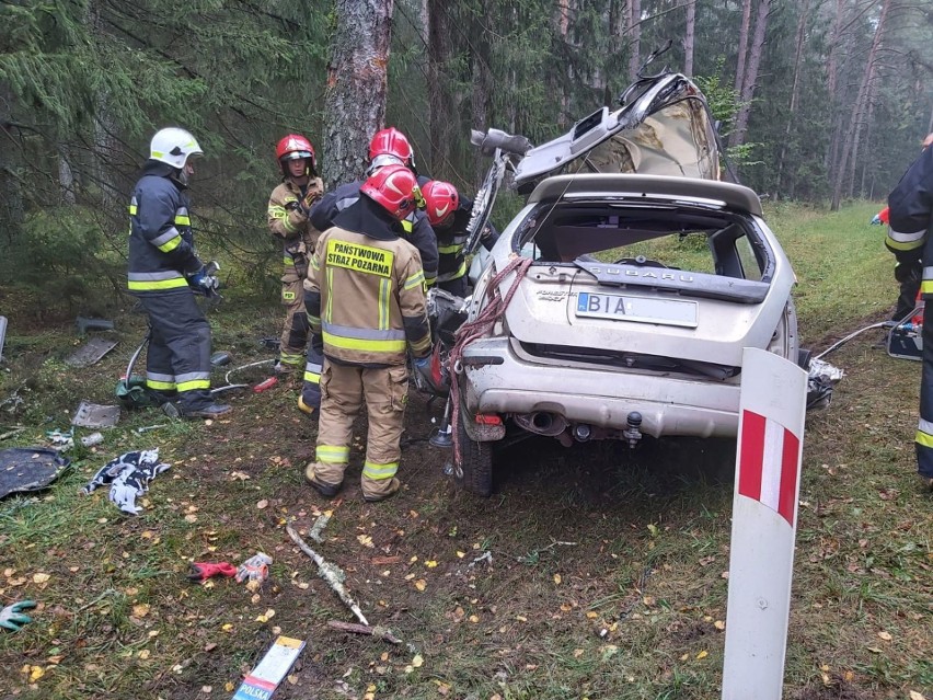 Żednia. Śmiertelny wypadek kierowcy subaru forester....