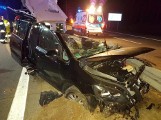 Koszmarny wypadek na lubuskim odcinku autostrady A2. Strażacy ruszyli z pomocą. Trzy osoby zostały ranne [GALERIA]