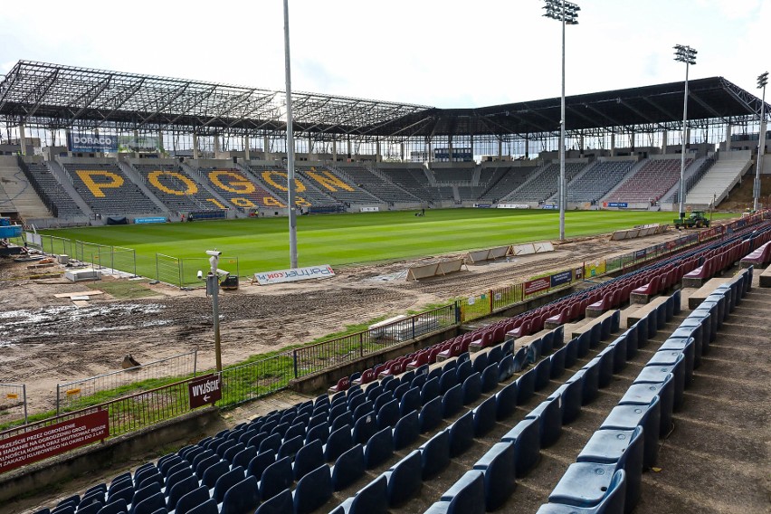 Stadion w Szczecinie.