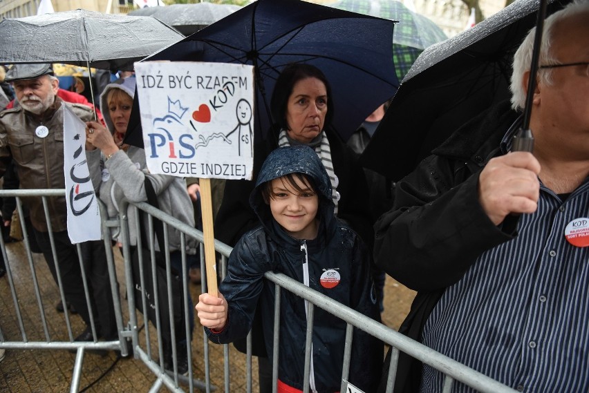 KOD manifestował w obronie wolności