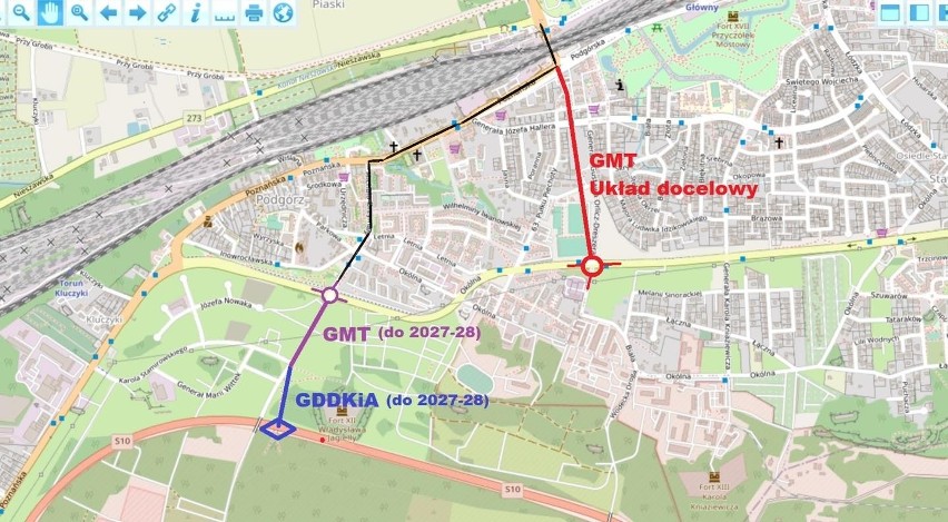 Tak węzeł Toruń Podgórz ma zostać połączony z siecią ulic w...