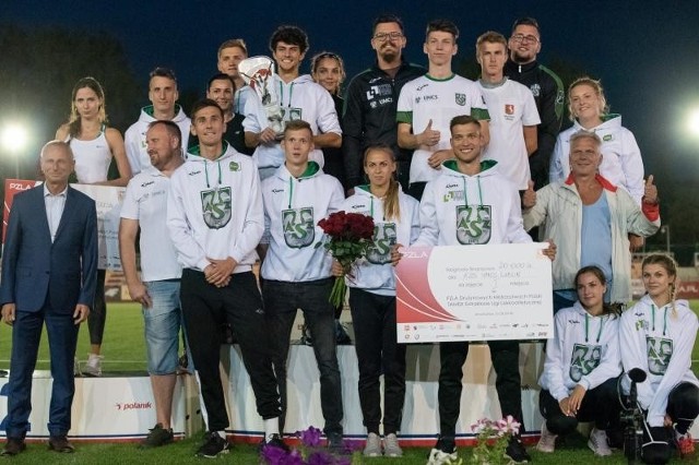 Lekkoatleci AZS UMCS Lublin przed rokiem zostali w Inowrocławiu klubowym mistrzem Polski
