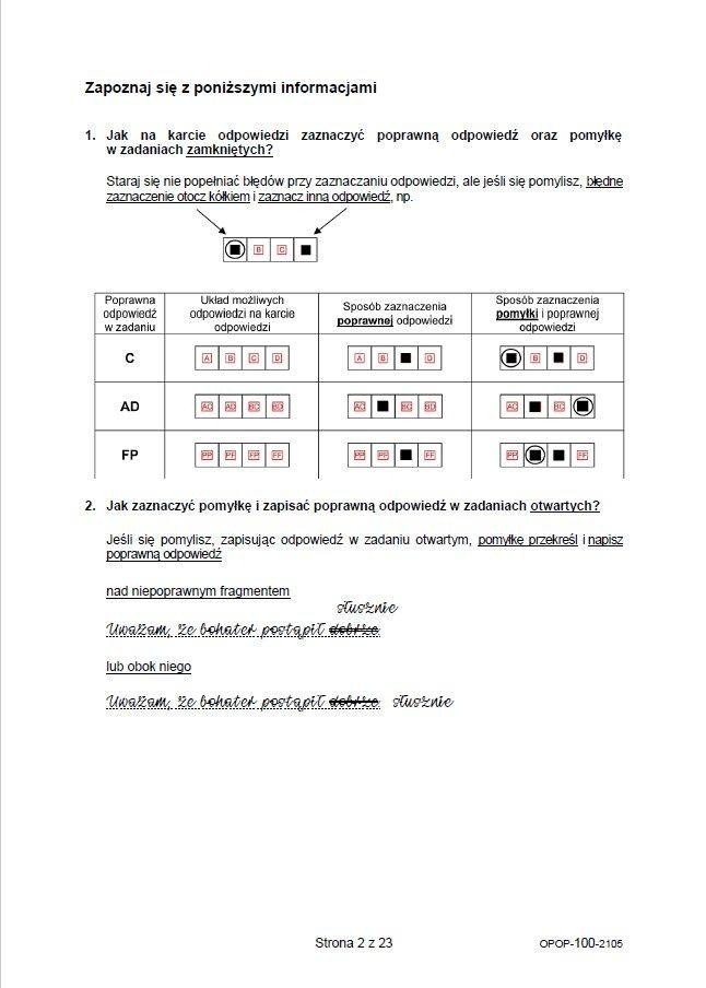 Egzamin ośmioklasisty 2021 - język polski. Odpowiedzi, arkusze CKE, pytania. Co było na egzaminie z języka polskiego? [25.04.2021]