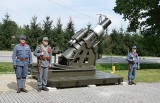 Naturalnej wielkości makieta moździerza oblężniczego z lat I wojny światowej stanęła w Olszanach w gm. Krasiczyn [WIDEO, ZDJĘCIA]