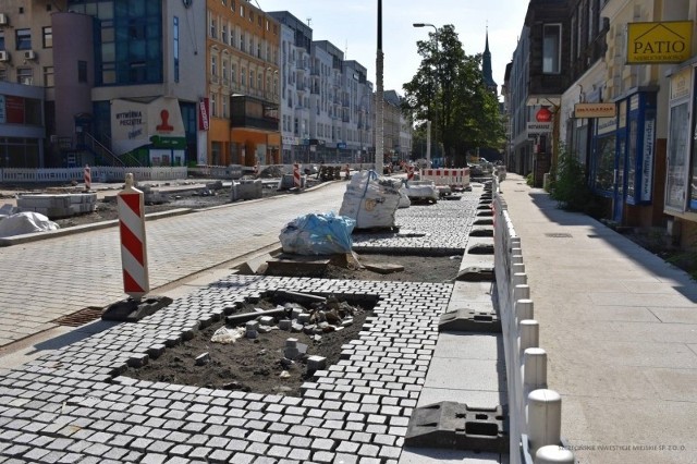 Aleja Wojska Polskiego. Stan prac 26.08.2022